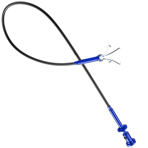 Housolution 28.34in Grabber Tool Magnetic Four-Claw Picker, Bendable Hose Reacher