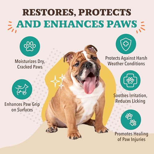 Natural Dog Company NDC-PAWS-5PK Paw Soother Balm, Travel Stick, 0.15 Oz, Dog Paw Cream And Lotion thumb #2
