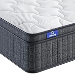 Suilong 5FT King Size Mattress, 12 Inch Memory Foam Individually Spring Hybrid Mattress, Orthopedic Mattresses for Back Pain Relief, Edge Support, Medium Feel (5ft by 6ft6, 150 x 200 x 30cm)