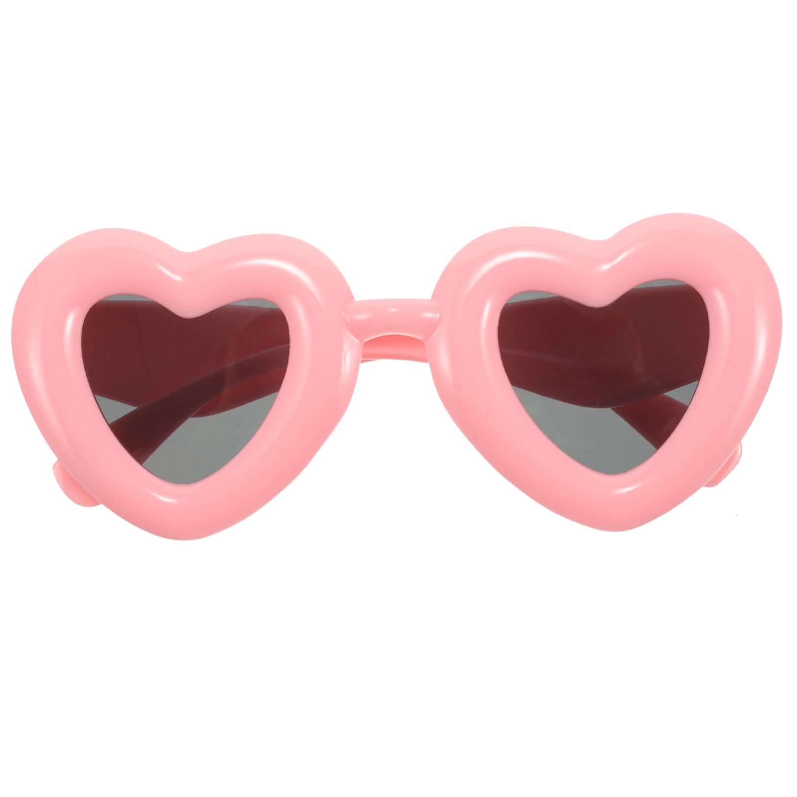 Healeved Heart Sunglasses Funky Eyeglasses for Beach Parties Lightweight Comfortable Design Style Party Favor Accessory for Adults