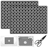 2 Stück Spülbeckenmatte, 30 x 40 cm Spülbeckeneinlage Silikon Spülbeckenmatte, Zuschneidbar Schutzmatte für Spülbecken, Abtropfmatte Spülbeckenschutz für Edelstahl & Keramikspülen, Trocken von Besteck