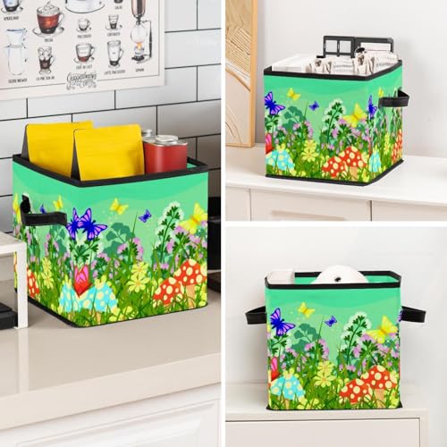 Cube de rangement pliable solution placard encombré pour ranger vêtements et jouets - 8
