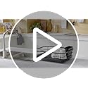 Kitsure Dish Drying Rack for Kitchen Counter, Stainless Steel Sink Organization and Storage Essentials with Cutlery Holder, Home and Appartment Decor, 12''W x 15.5''L, Black