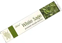Incenso Sálvia Branca Balaji Massala - White Sage