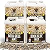 Petra Max Rock Glue for Landscaping, 4 Gal - Wide Coverage & Pet Safe Mulch Glue for Rocks - Lockdown Gravel/Pebbles/Stones - Sticky Clear Gravel Binder & Decomposed Granite Stabilizer (1Gal x4)