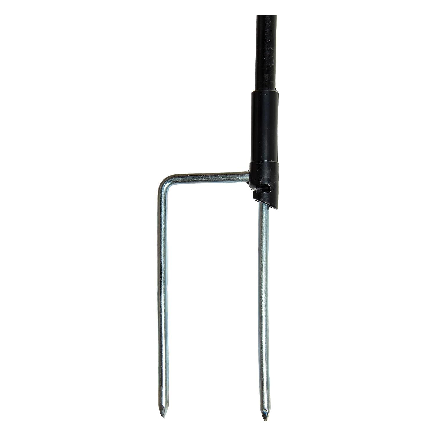 horizont strongLine Piquets en fibre de verre hauteur 110cm, 5 pièces - 13mm ⌀, avec double pointe - noirs