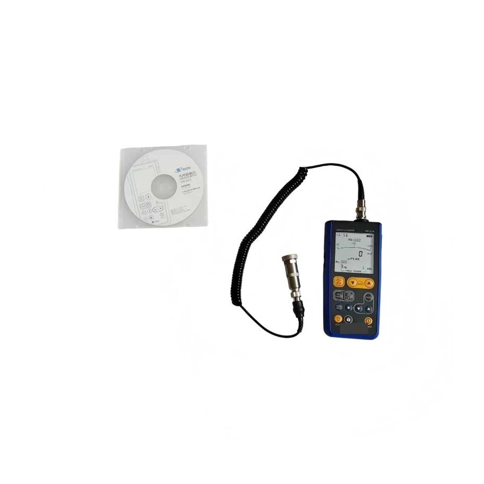 Vibrationsmessgerät, VM-82A Vibrationsmessgerät IP65 2% Genauigkeit für Vibrationstests