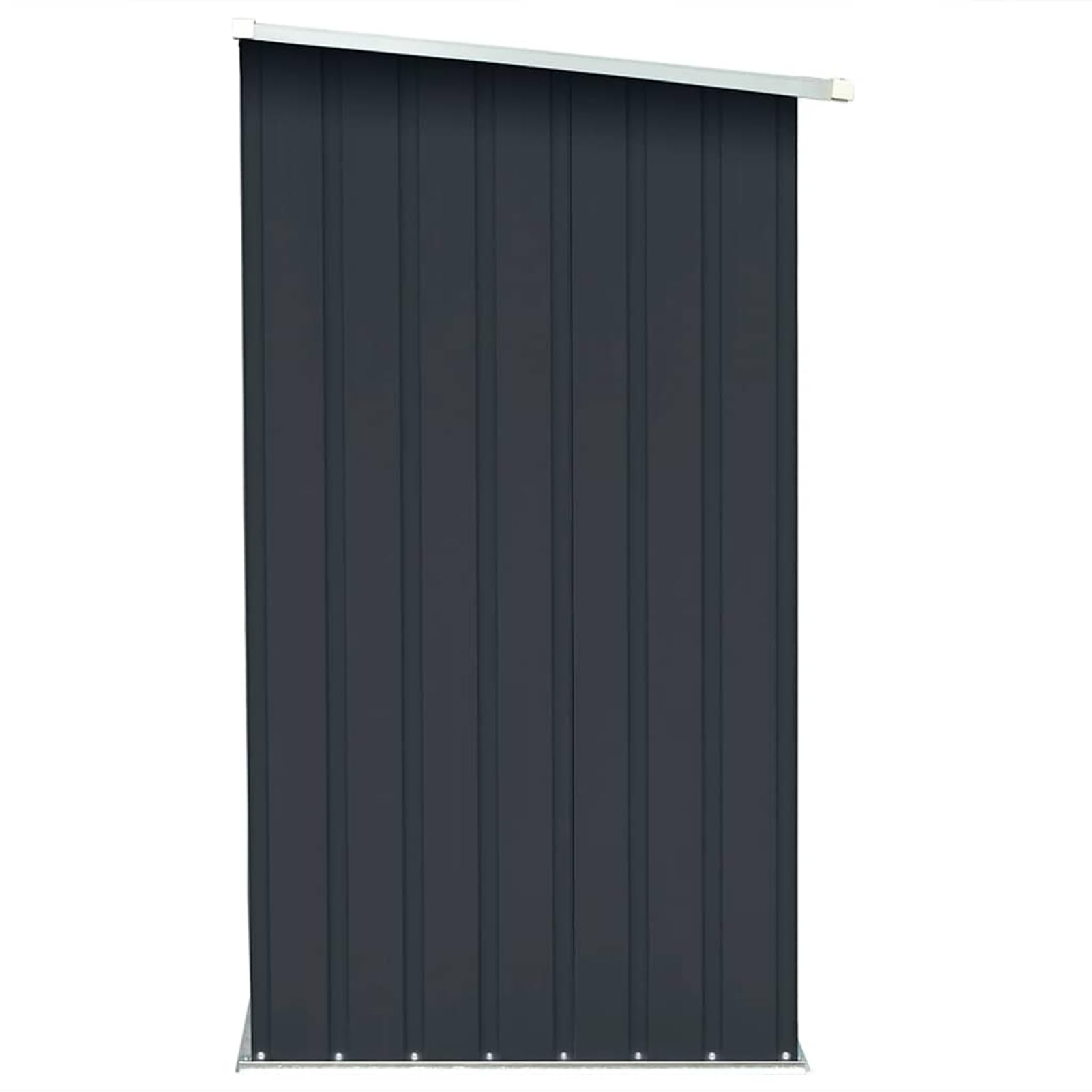 Gecheer Leñero de Acero Galvanizado 2m³, Estable y Resistente, Fácil Montaje, Color Gris Antracita Modelo YHSLRZJ-47091ES