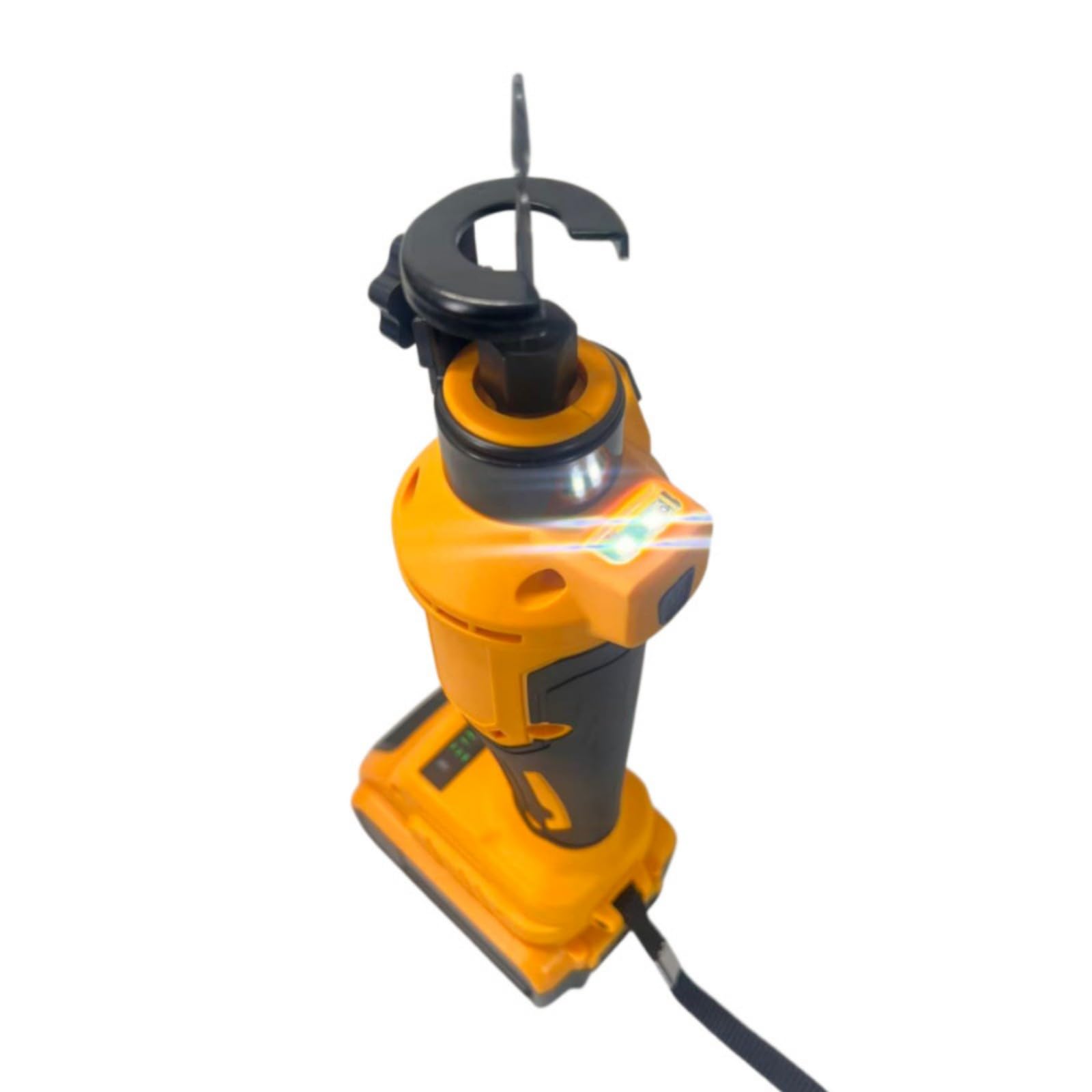 Portable Brushless Electric Hole Maker with LED Light Ergonomic Hole Cutter for Craft and Construction Projects Mobile Cutter