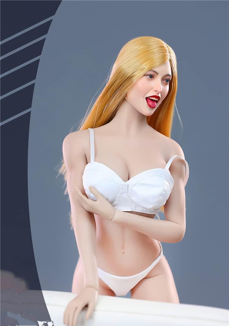 Fremego 1/6 Scale Female Clothes,Female Bras Underwear Clothing for 12inch PH TBL JO Seamless Action Figure Body (E)