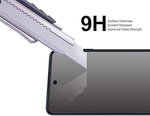 Miniatura 4 de Supershieldz Paquete de 2 protectores de pantalla antiespía diseñado para Motorola Edge (2021) / Motorola Edge 5G UW, vidrio templado, antiarañazos,