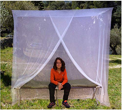 Image of Divayanshi Luxury Mosquito Net for Bed Canopy, Large Tent Double to Queen, Camping Screen House