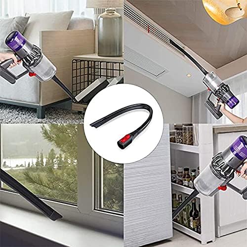 Miniatura 5 de Herramienta de extensión flexible compatible con aspiradora Dyson V11 V10 V8 V7 con accesorio de liberación rápida, convertidor de adaptador de