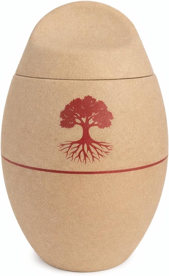 Eco Urn - Biodegradable Urns for Scattering Cremated Ashes in Ground, Ocean Water, Tree Planting or Sea Burial - Biodegradable Urn for Ashes, Earth Friendly