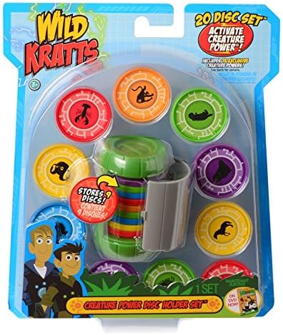 Wild Kratts Toys Creature Power Disc Holder Set with 20 Discs - Chris Kratt