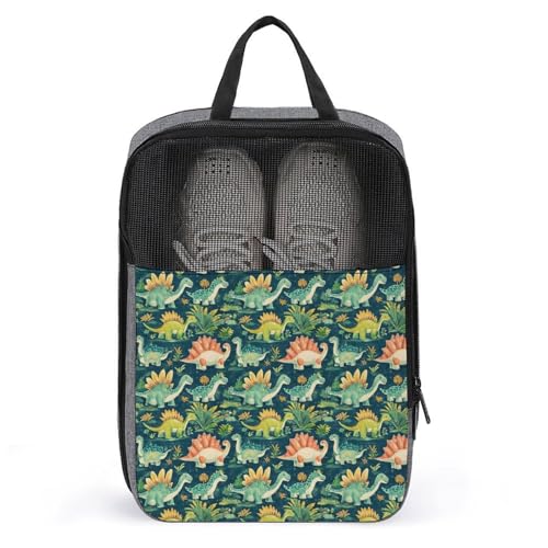 Sac à chaussures de golf et sport imprimé dinosaure pour valise voyage