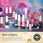 Beetles Nail Art Gel Liner Polish 12 Colors Reflective Glitter Gel Nail Polish, Gold Silver Pink Blue Purple Brown Black Kit Soak Off Uv Nail Art Design Set Summer Manicure Gifts for Women - Image 2