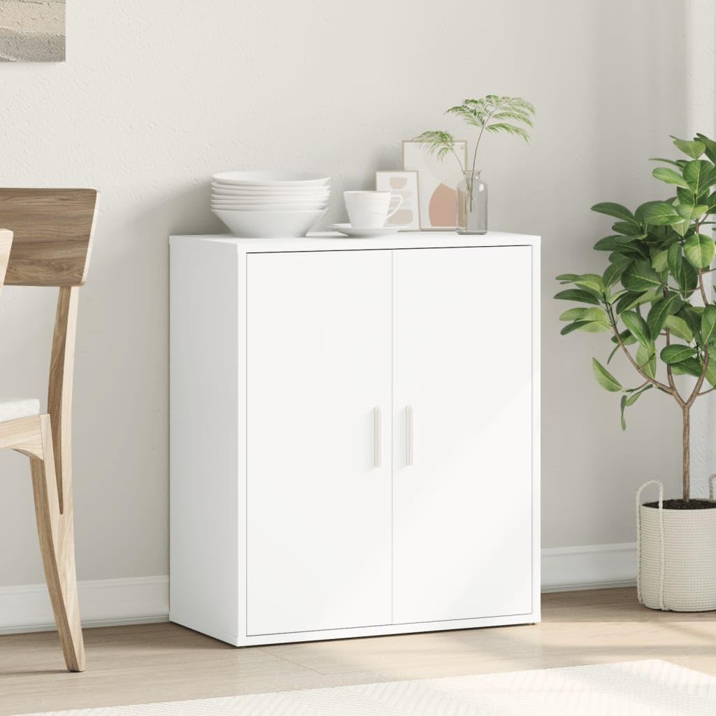 Credenza bianca, 60 x 31 x 70 cm, in legno