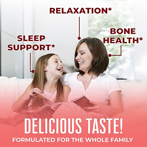 Nighttime Liquid Multimineral Sleep Supplement | Sugar Free | Calm Magnesium Citrate Sleep | NO Melatonin | Calcium Magnesium Zinc | Available in 4 Flavors | Vegan | Gluten Free | 32 Servings - Image 3