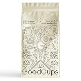 GoodCups Ground Coffee – 100% Arabica Medium Roast, Smooth & Balanced Flavor, Freshly Roasted & Ground, Rich Aroma & Full-Bodied Taste – 16 oz Bag