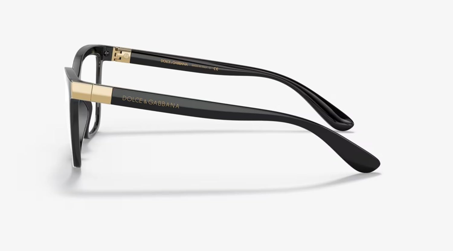 Dolce & Gabbana DG5076-501 Eyeglass Frame BLACK w/DEMO LENS 55mm