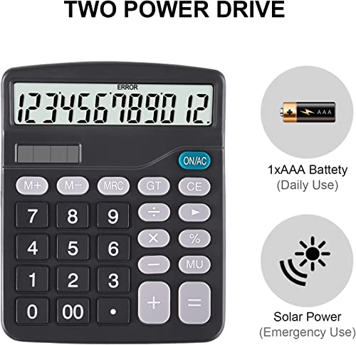 EooCoo Calcolatrice da Tavolo Funzione Standard