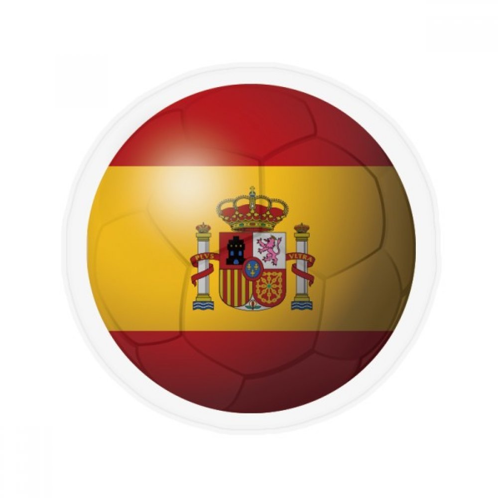 Tapis Espagne Drapeau National 80cm rond antidérapant de sol