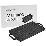 Henley Kitchen - Pre-Seasoned Cast Iron Griddle (Double-Sided) - 13