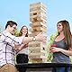 TUAHOO Riesenwackelturm Spiel Holz Stapelturm Builds Von 0.6m - 1,5m Groß Tumble Tower Spiele Jumbo Toppling Blocks Spielzeug Für Kinder Erwachsene & Familie