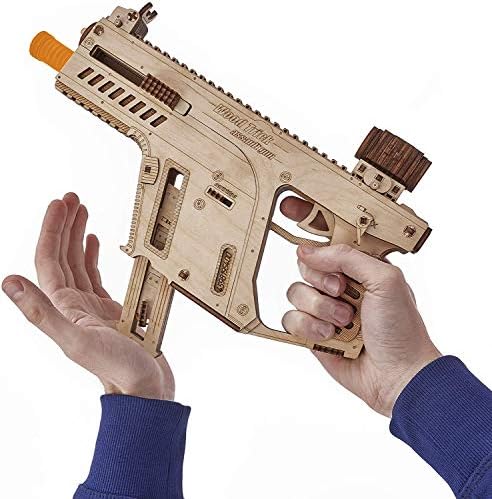Wood Trick Assault Gun Wooden Model Kit for Adults and Teens to Build - Toy Gun, Guns for Kids - 3D Wooden Puzzle Mechanical Model 5 51cVBhwZ2uL. AC