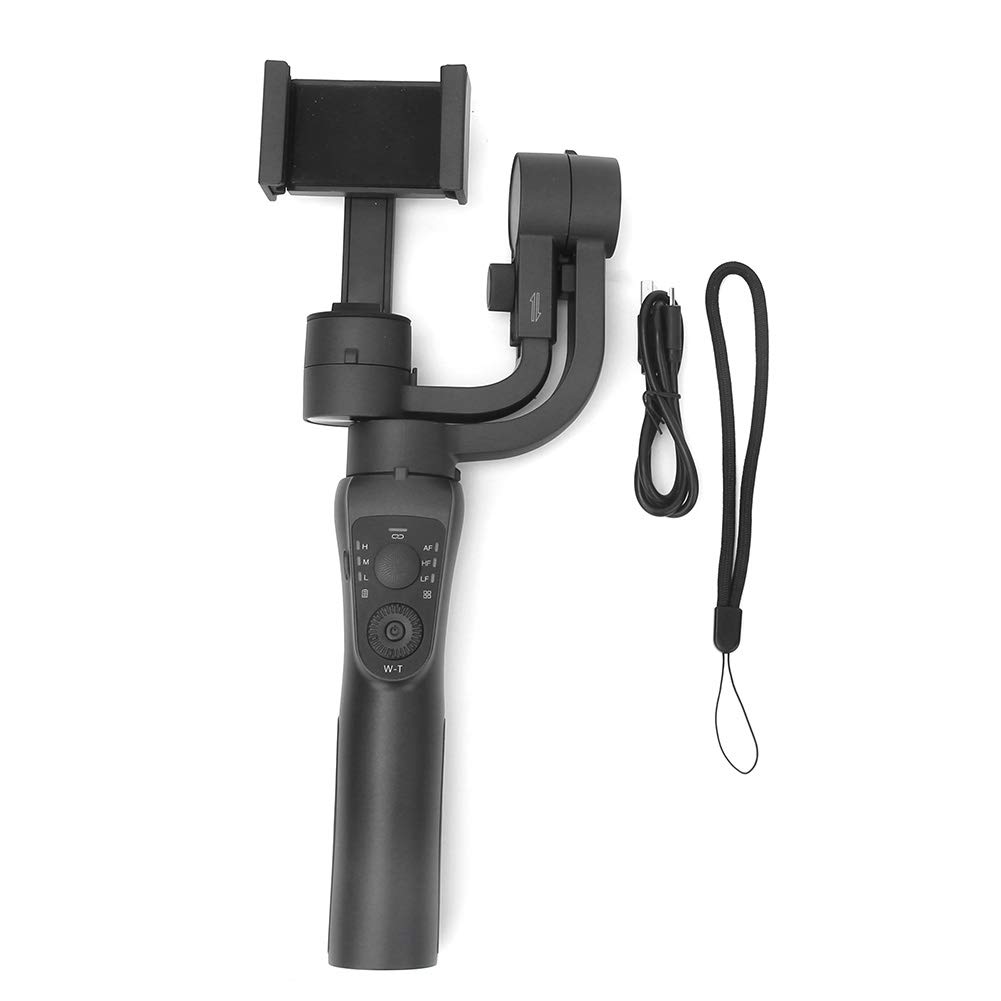 Stabilizzatore per Telefono Portatile a Tre Assi con Rotazione di 330°, per Vlogger - Design in Materiale ABS