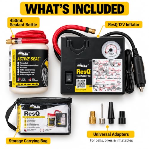 AIRMAN Tire Repair Kit with Compressor