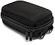 Baxxtar Pure Black L Kameratasche Hardcase für Kompaktkameras schwarz (Gurt- und Gürtelschlaufe) CoolPix W100 - CyberShot DSC HX90 HX95 HX99 - Lumix TZ70 - PowerShot SX720 - Olympus/Om TG-7 TG-6 ...