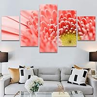 SIGNWIN 5 Panel Canvas Wall Art Modern Art Decorative Elements Dramatic Floral Multicolor Photography Single for Home Decorations Ready to Hang - 12