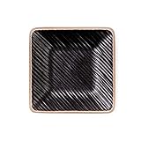 THE CHEF COLLECTION – Plato Cuadrado Zen 15, Colección Zen, plato de cerámica japonés, 15,0x15,0x1,5 cm