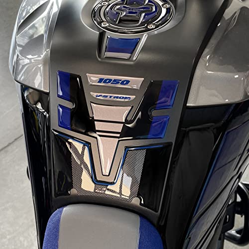Resin Bike Adesivi Moto Compatibile Con Suzuki V-Strom 1050 Xt Abs Grigio Aspen 2022. Protezione Paraserbatoio Moto Da Urti E Graffi. Adesivo Resinato