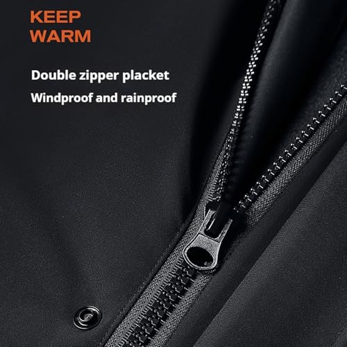Winter Outdoor Riding Insulated Full-Body Suit,Windproof Overoles para El Frío para Hombres,Snow Freezer Suit (Upgrade, XS)