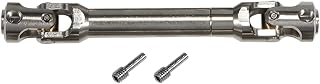 1Pcs Stainless Steel Internal Spline 85-115mm SCX10 Drive Shaft Set Universal Joint Driveshaft for 1/10 RC Crawler TRX6 TRX4 Upgrades Axial Gladiator TF2 D90 YK4082 104311 VS4-10 CC02 (86-115mm)