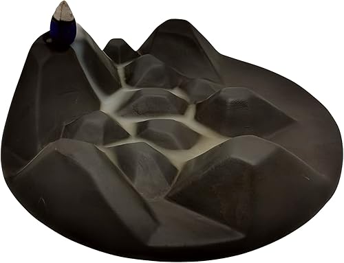 Miniatura 6 de Inscents Valley - Quemador de incienso de cerámica con diseño de reflujo, adorno para decoración del hogar, decoración de aromaterapia para spa,