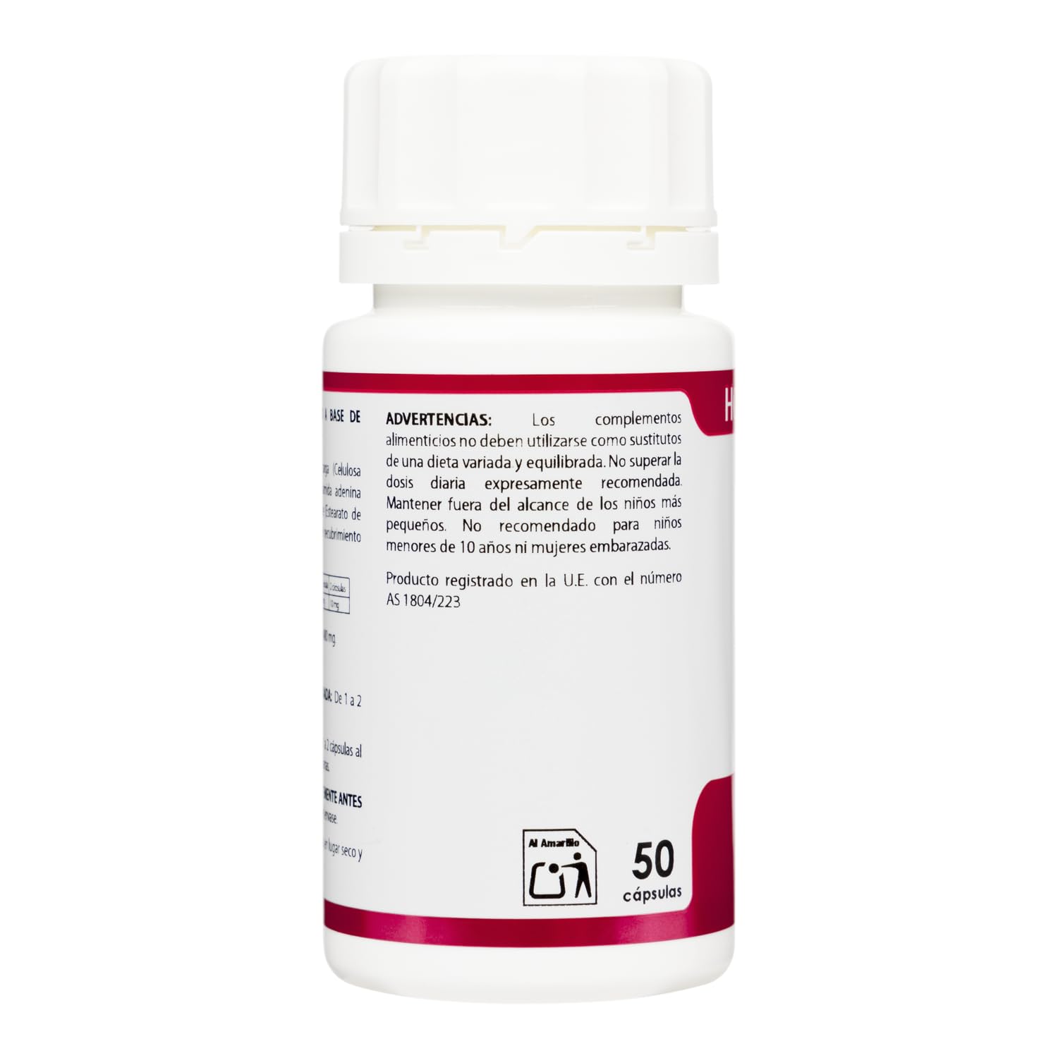 Equisalud - Holomega NADH - Suplemento Energizante y Antioxidante para Energía Celular ATP, Memoria y Concentración - 50 Cápsulas