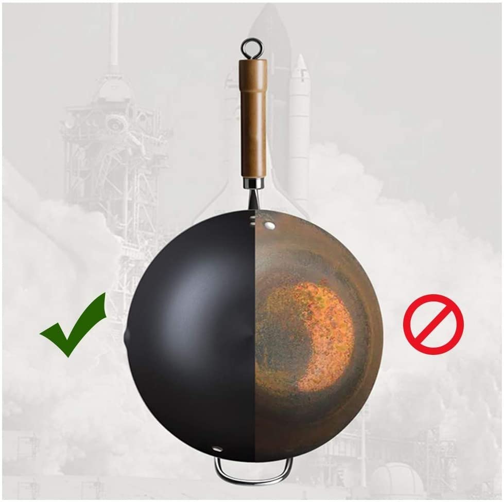Wok de hierro con superficie antiadherente, 34 cm miniatura 6