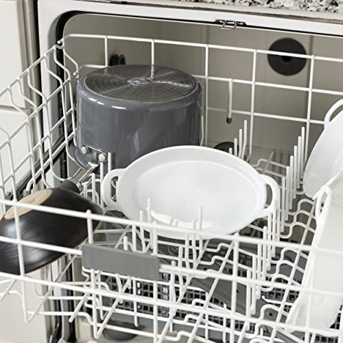 Oval Au Gratin Baking Dishes For Oven Safe And Microwave Cooking And Baking, 4 Pc. Dish Set, Heat Resistant Ceramic With Handles For Serving, Small Mini Casserole Dish, 8” X 5”, 16 Oz, White #TOP7