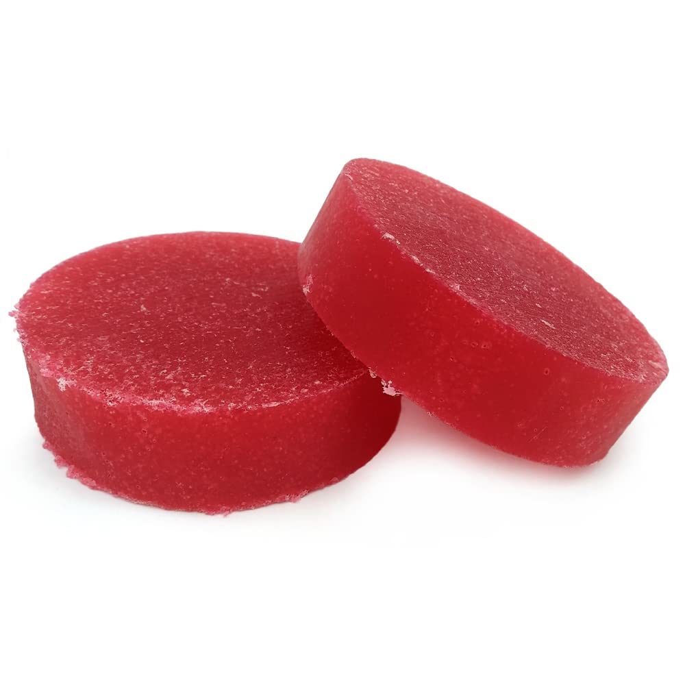 Esponja jabonosa desechable de varios usos - (Pack 10 uds) - Aroma Fresa - Ideal para el gimnasio o viajar - Fácil de transportar - Hidrata y exfolia todo tipo de piel - Con aceite de Rosa Mosqueta