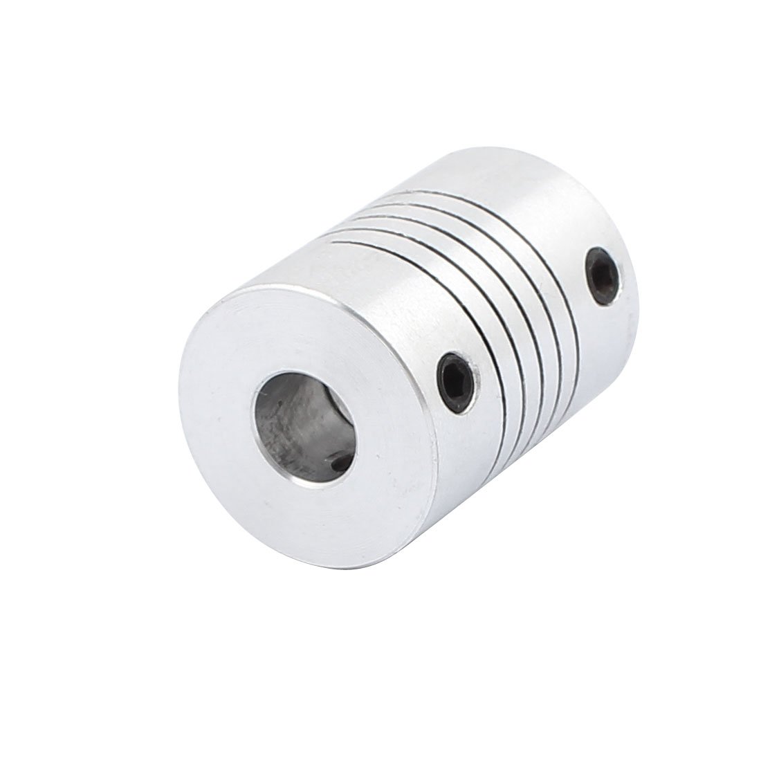 Aexit 25mm Length Electrical equipment 18mm Diameter 7mmx8mm Aluminum Alloy Shaft Coupling Flexible Coupler Motor Connector