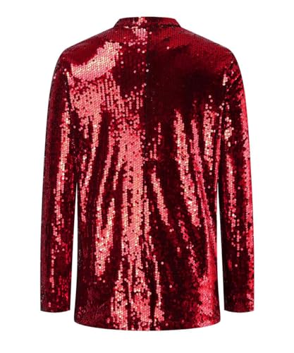 Sequin Blazer for Women Evening Sparkle Sequins Open Front Long Sleeve Dressy Blazer Jacket4