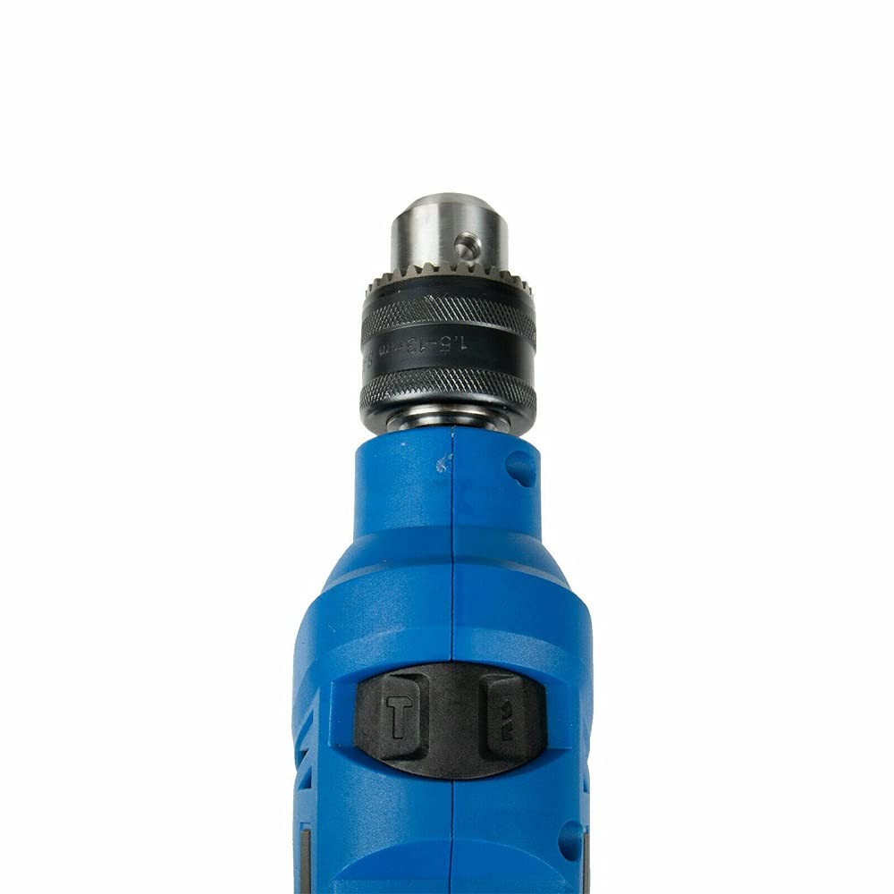 DayPlus Perceuse électrique à percussion avec fil pour atelier, marteau-burineur 2 en 1 avec tournevis, puissante perceuse à vitesse variable pour le perçage de l'acier, de la maçonnerie, du béton et