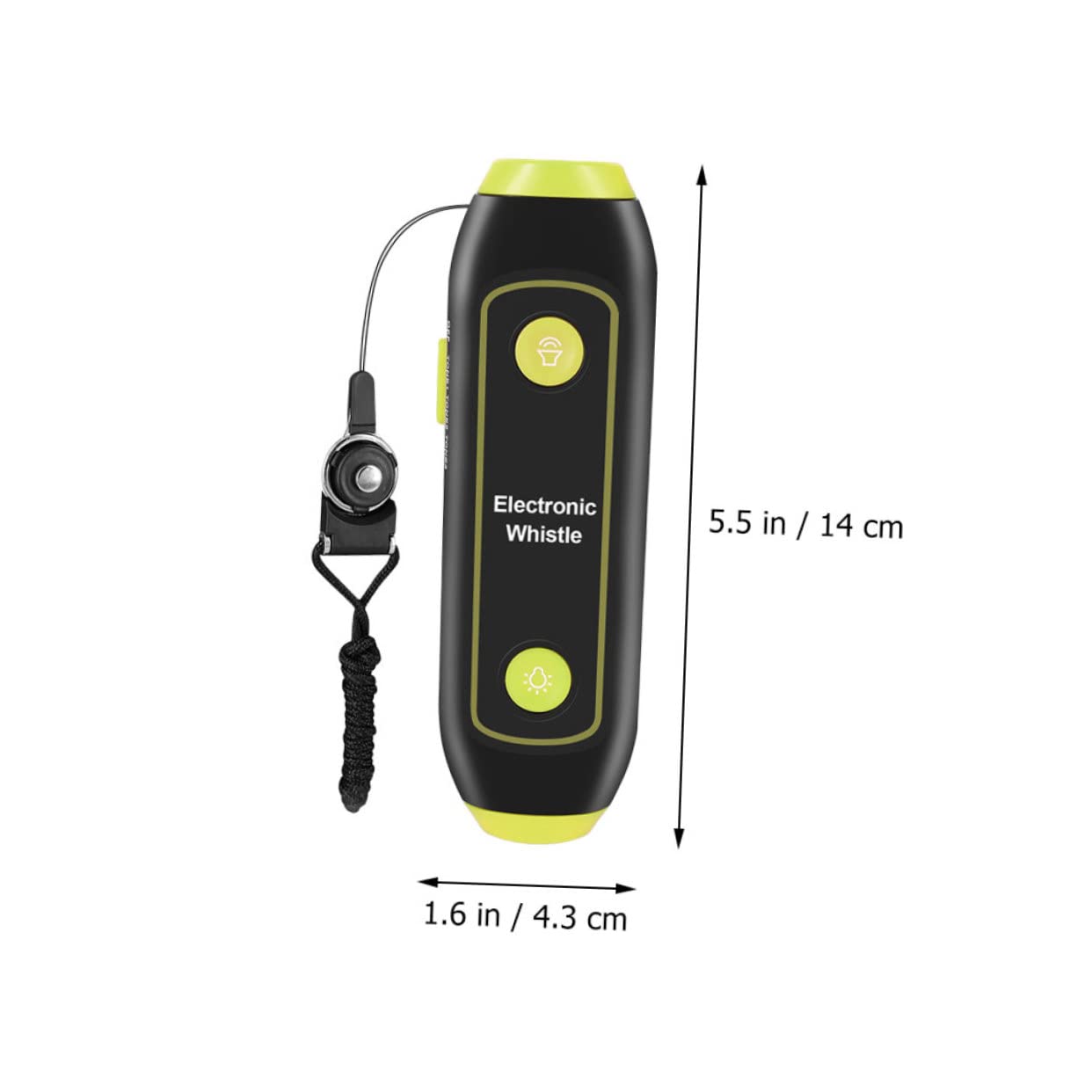 Fischietto Elettronico per Allenatori ad Alto Volume con Laccio | Verde, Abs con Componenti Elettronici e Magnete, Segnale Esterno, Uso Addestramento Pet e Marina