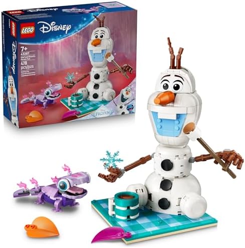 LEGO Disney Frozen Olaf and Bruni’s Picnic Fun Building Toy - Frozen Toys for Girls & Boys, Ages 7+ - Disney Gifts for Kids & Fans - 43287