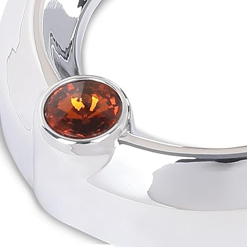 Miniatura 4 de CHEDA Cubierta de plástico cromado naranja compatible con Older Freightliner Century Coronado o Columbia 20829