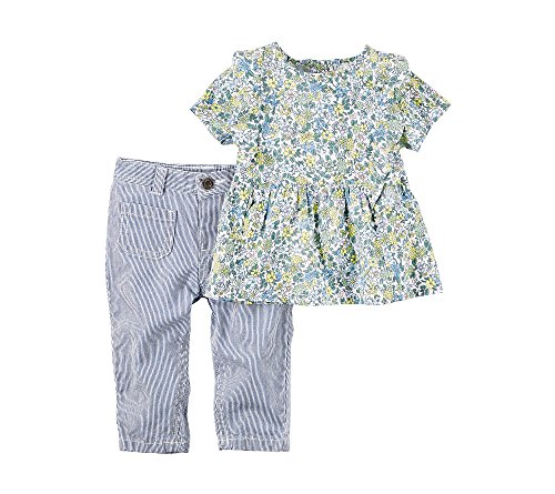 Vêtement floral bébé fille 9 mois pour les sorties en famille et le jeu